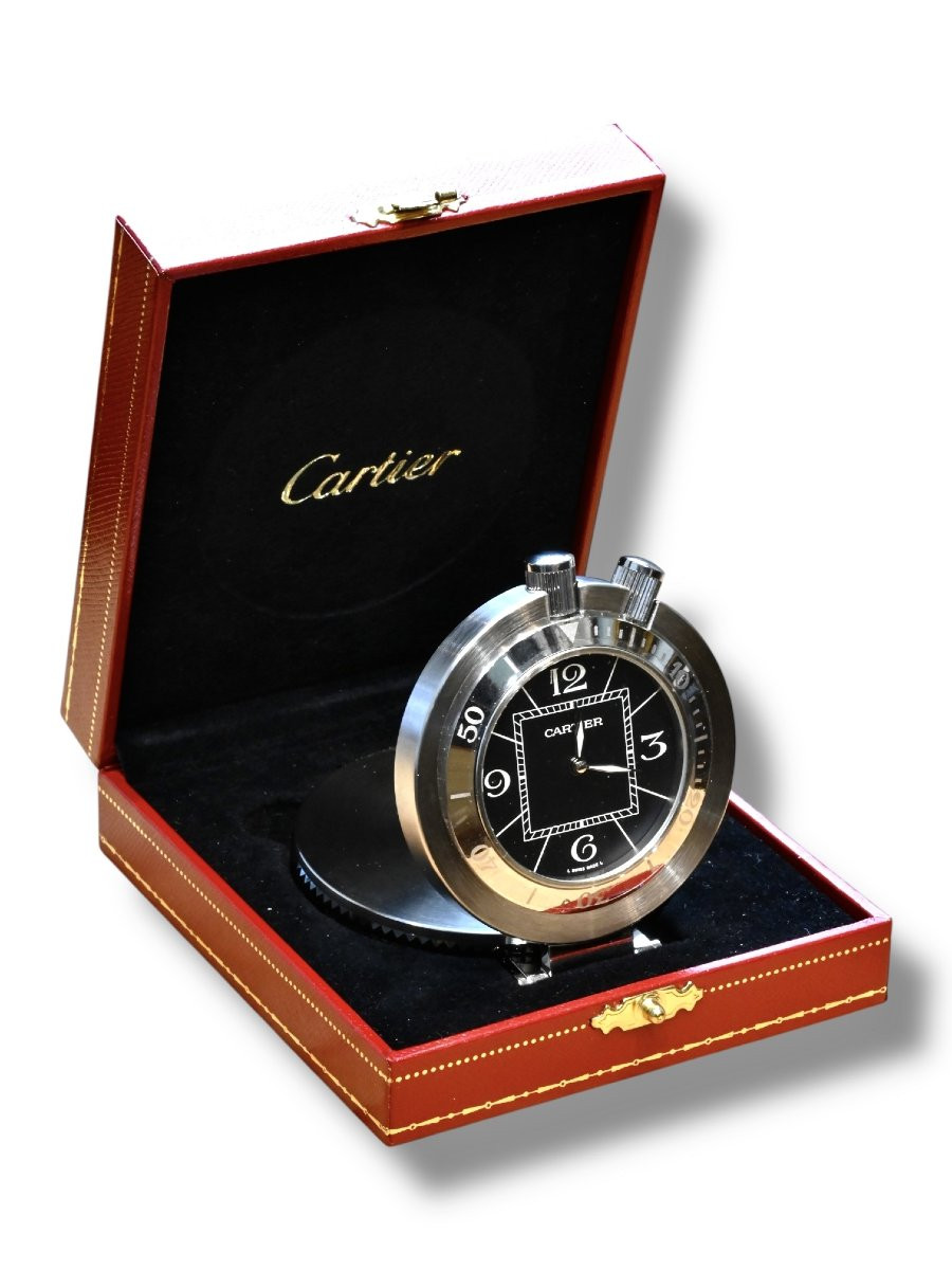 Cartier - Orologio Da Viaggio - Francia Anni 80-photo-2
